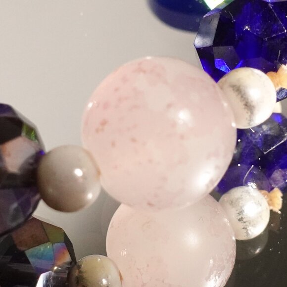 Vibrant Multi-Colored Beaded Jewelry Set - Ring and Bracelet - Picture 8 of 9